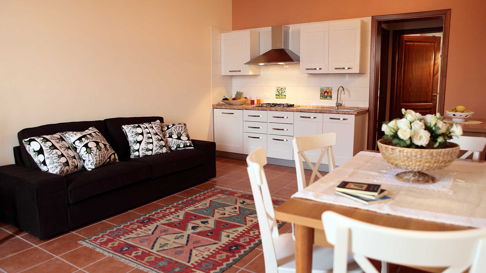 Suite/penthouse with exclusive terrace overlooking the historic center of Trapani